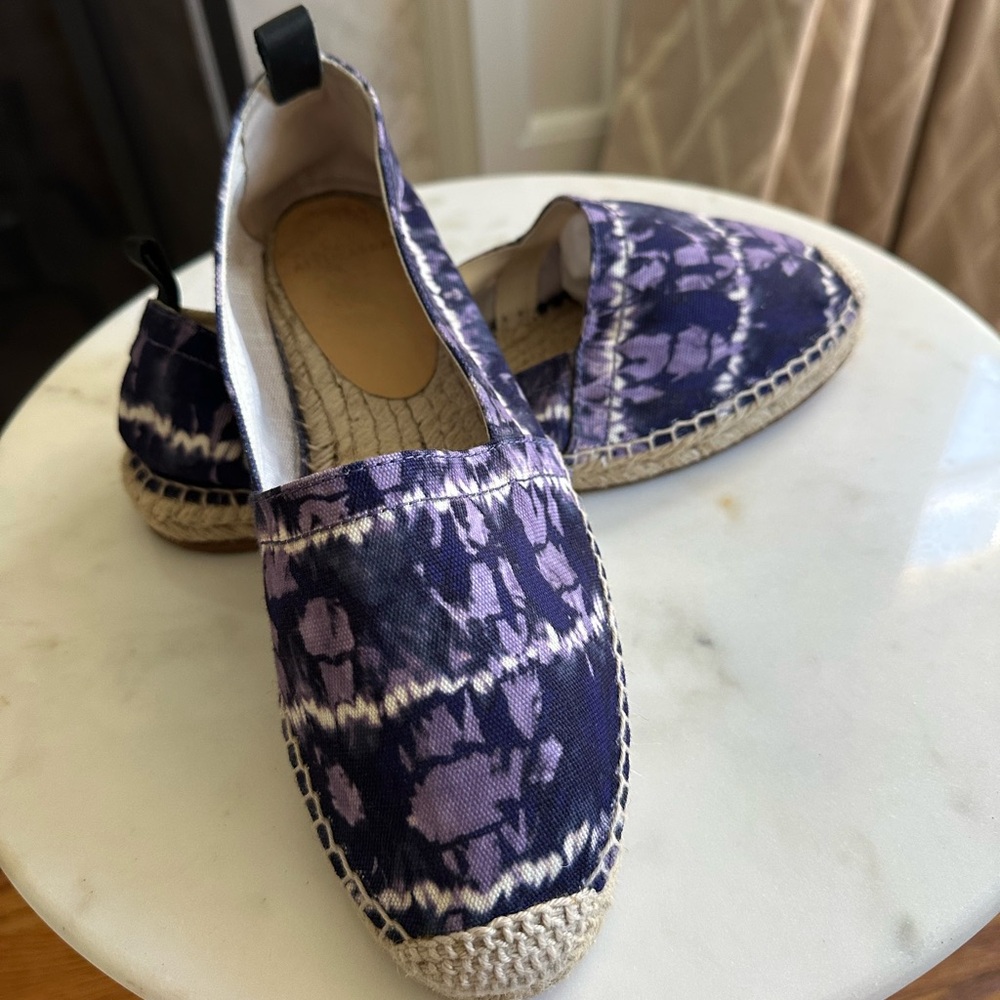 Altuzarra Purple Tie-Dye Espadrille Flats - Picture 3 of 5